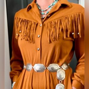 VINTAGE SOUTHWESTERN SANTA FE STYLE JUMPSUIT